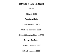 Load image into Gallery viewer, Bibo Wine Bar and Restaurant -  Tuscan Wine Tasting
