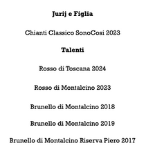 Load image into Gallery viewer, Bibo Wine Bar and Restaurant -  Tuscan Wine Tasting
